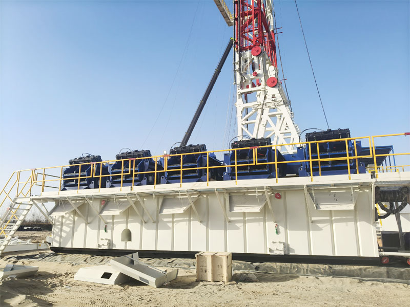 三联双层钻井液振动筛